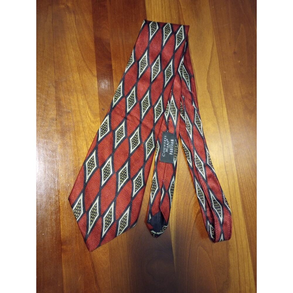 Countess Mara Men's Silk Tie Made in USA 58 inches‎ long